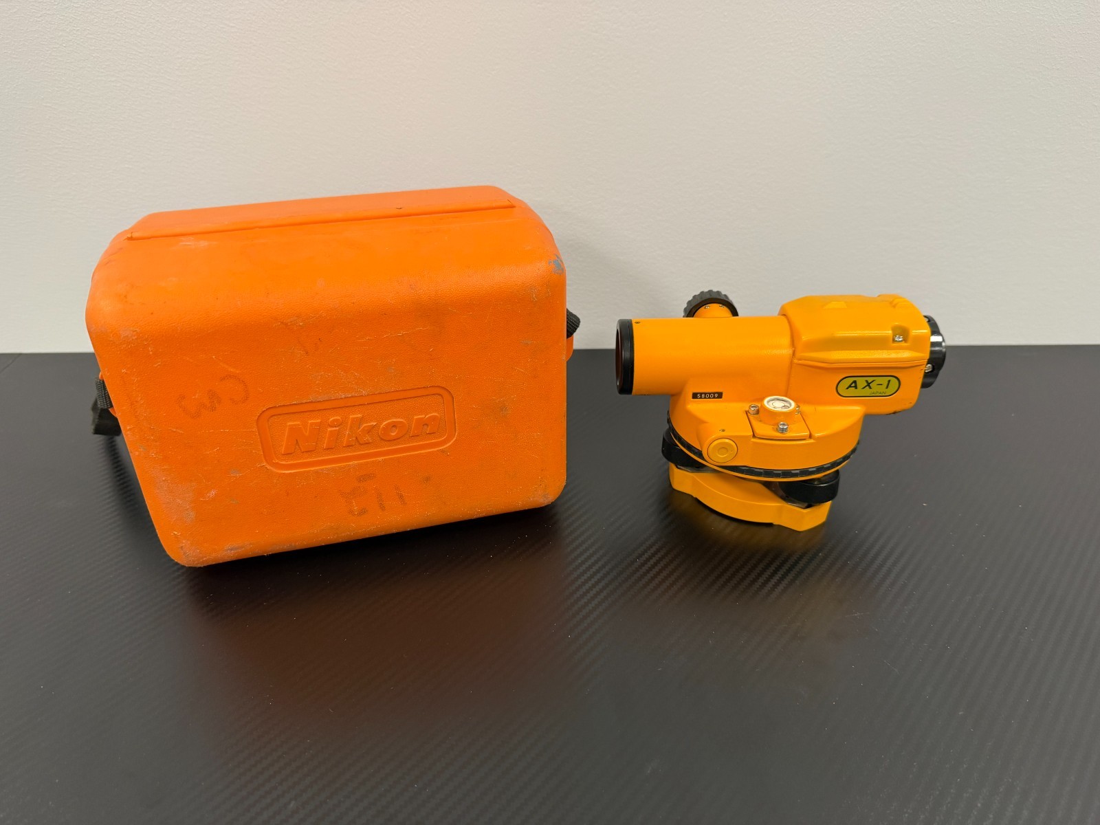 NIKON AX-1 Automatic Surveyor Level, Base, and Case