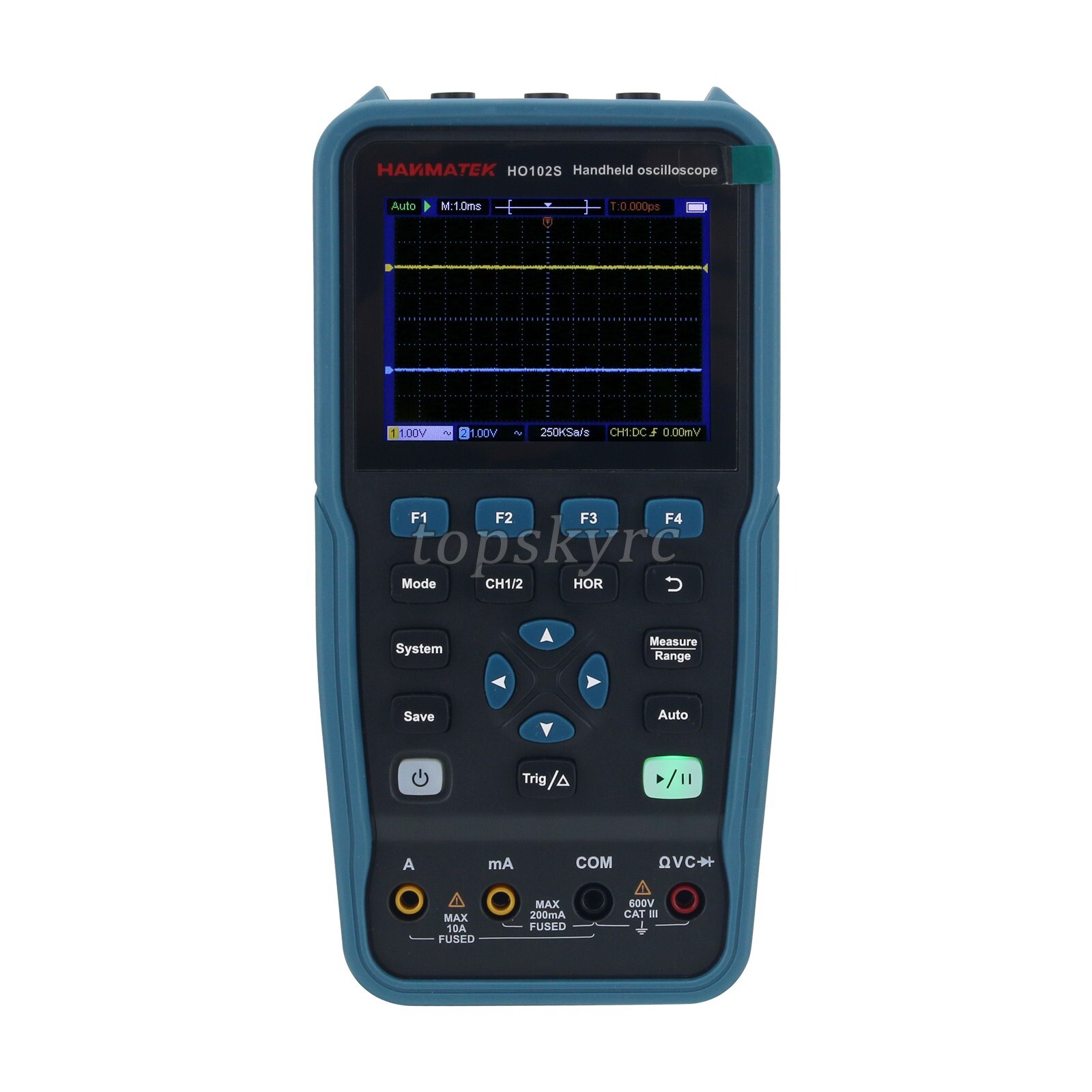 3.5″ 50M 100M Digital Oscilloscope 3 in 1 2CH Oscilloscope Built-in Multimeter