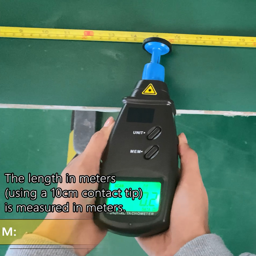 Digital Tachometer Non-Contact 7.0–99999 RPM, Contact 7.0–25000 RPM RPM Tach USA