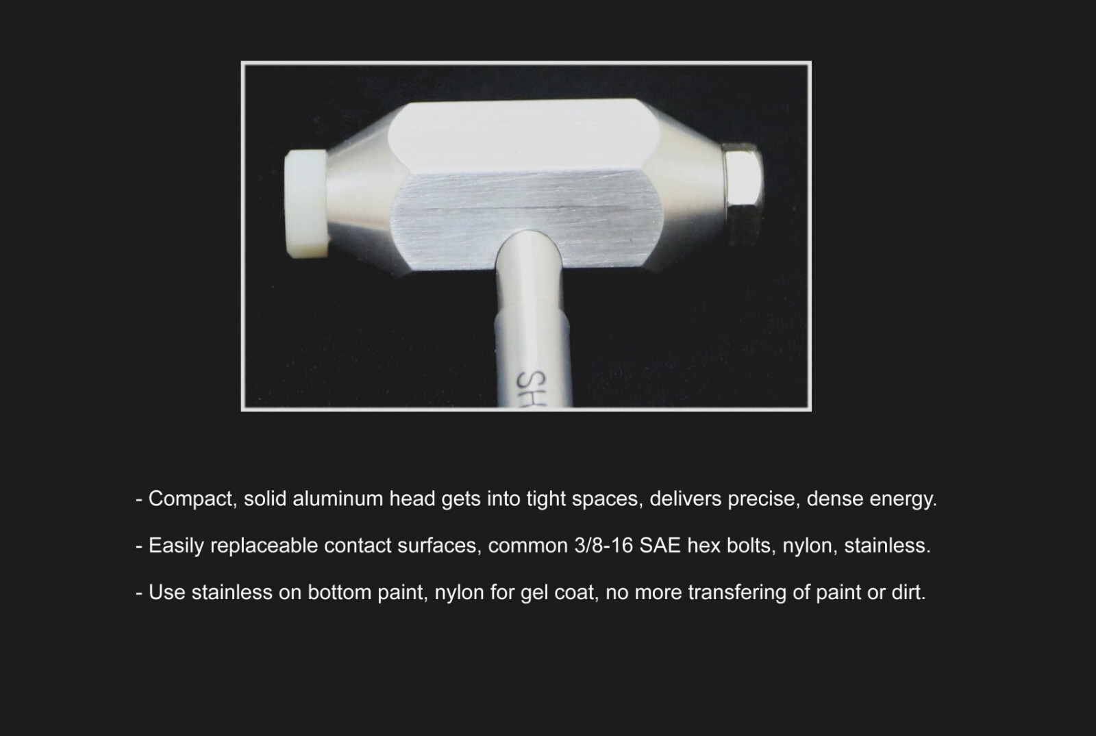Sherlock® Marine Surveyor’s Precision Percussion Sounding Hammer