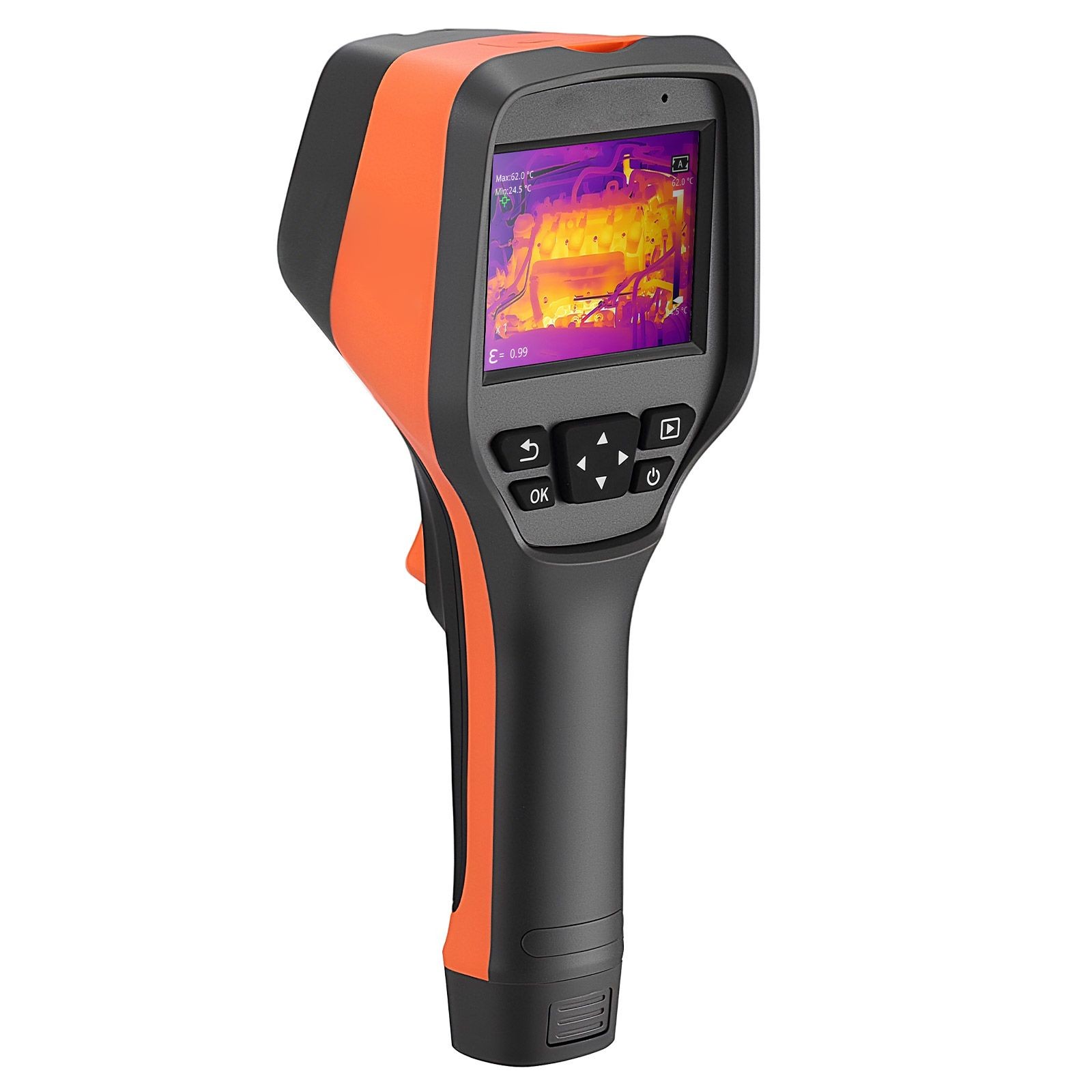 Handheld Thermal Camera 256×192 IR, 2MP Visual, 3.5in Touchscreen