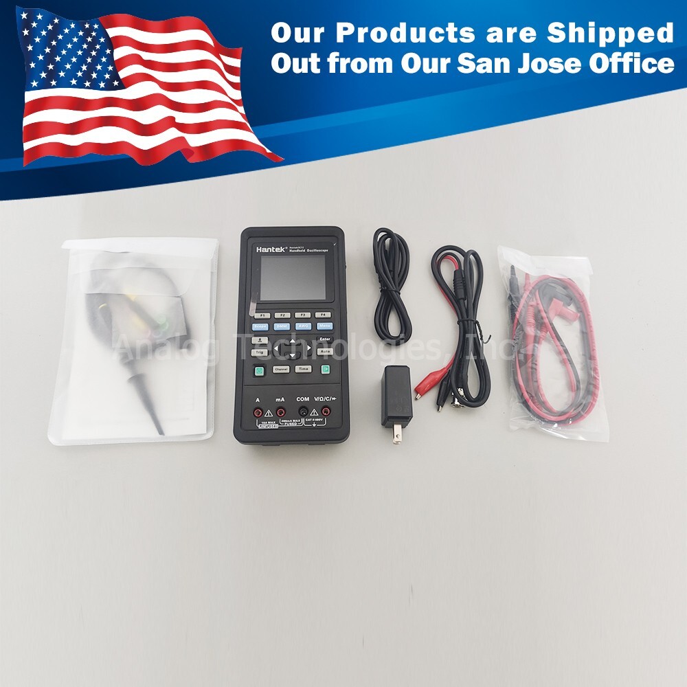 US Seller Hantek 2C42 Digital 2in1 2CH Oscilloscope+Multimeter 40MHz Bandwidth