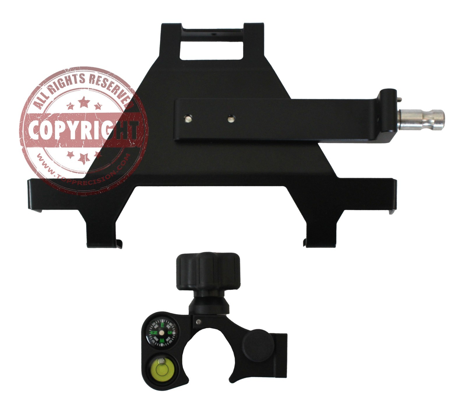CARLSON RT3, RT4 DATA COLLECTOR BRACKET, SURVCE, SURPC, GPS, ROBOTIC, SURVEYING
