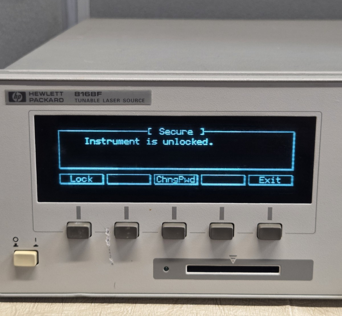 Agilent/ HP 8168F 1435-1597 nm Tunable Laser Power Supply UNLOCKED