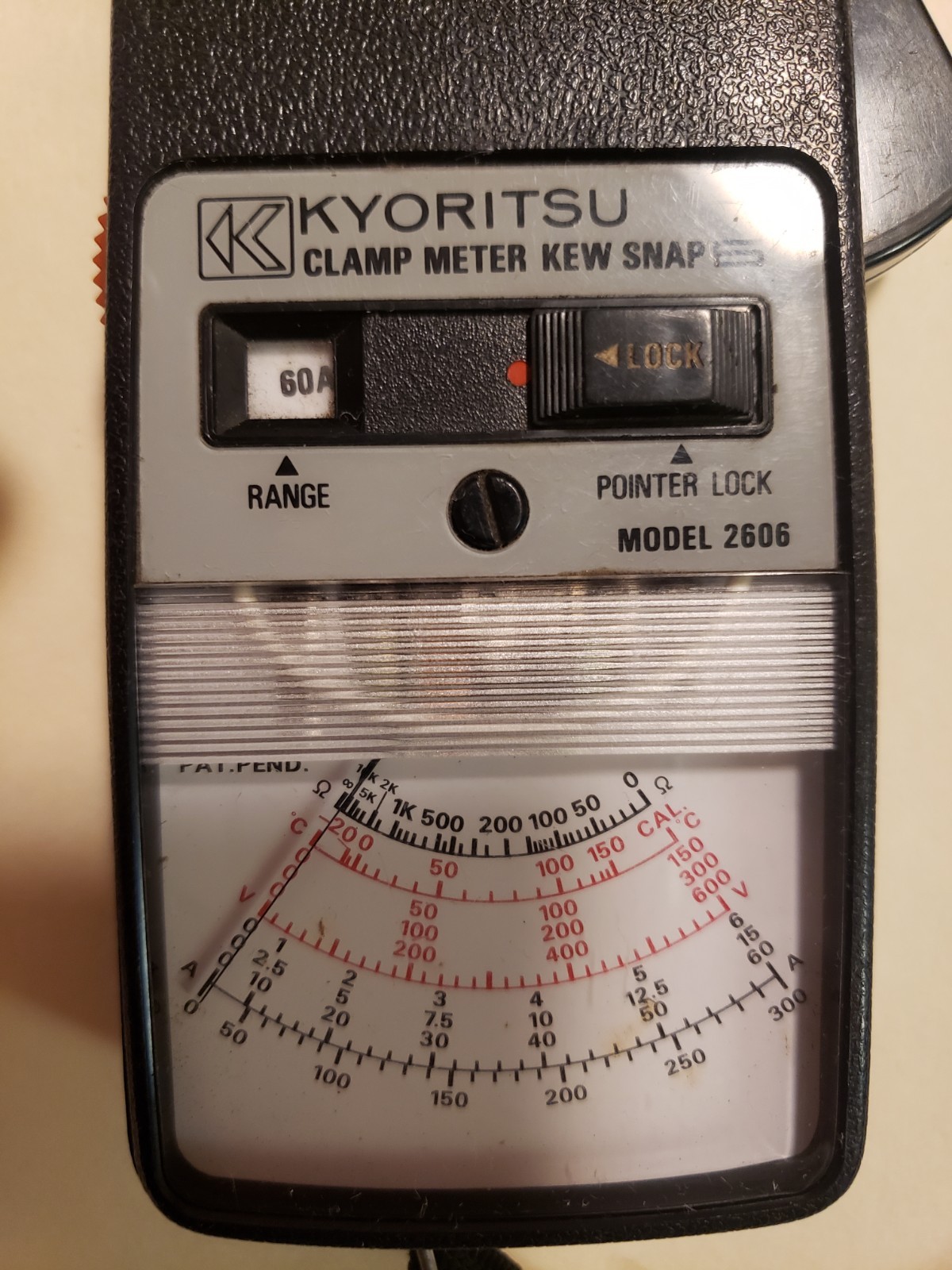 Kyoritsu Clamp Meter Kew Snap 6 Model 2606 Analog Meter EUC USA Seller!