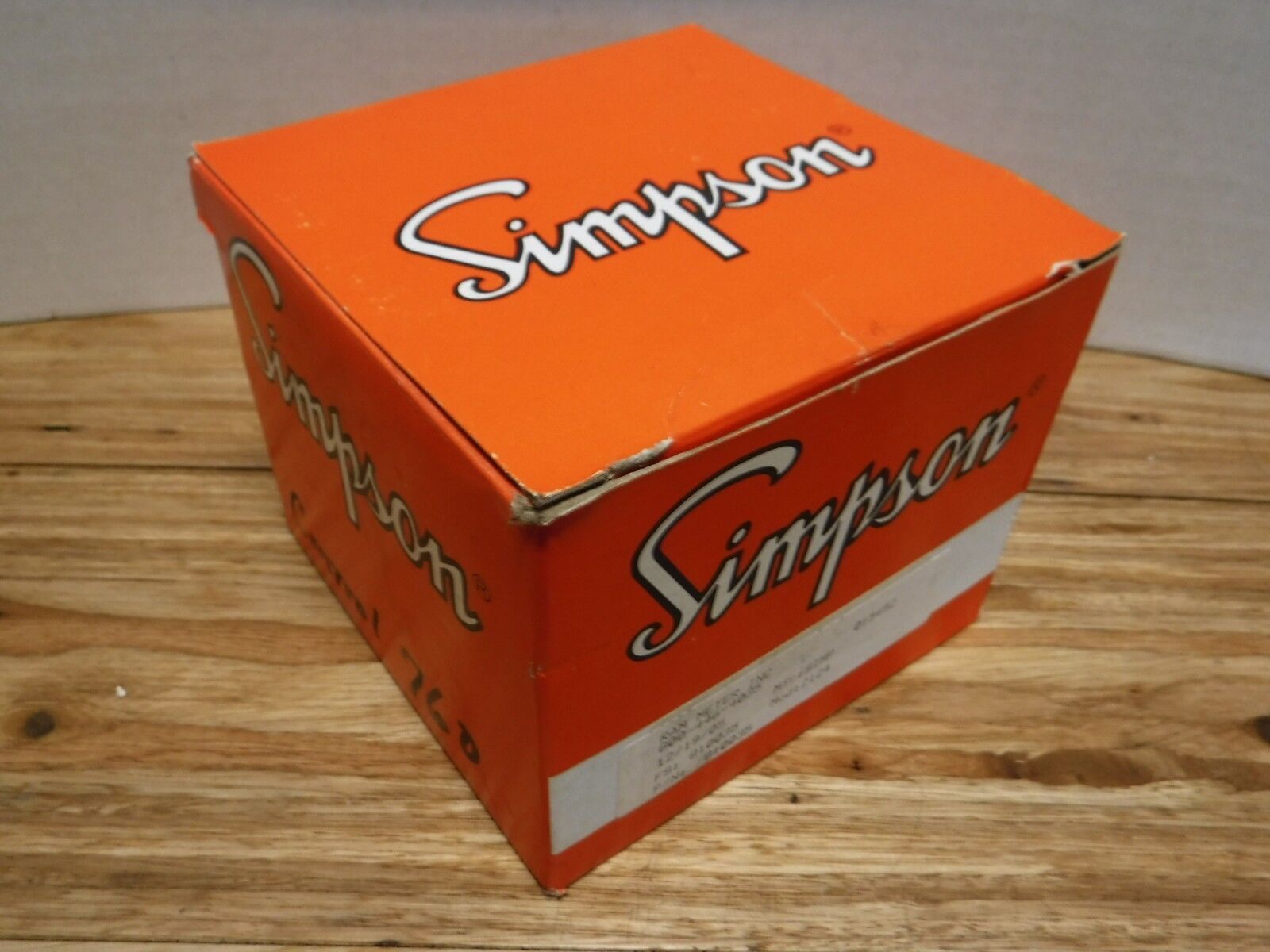 Simpson 810035 Panel Meter MDL:2124 NEW METRIC/ENGLISH