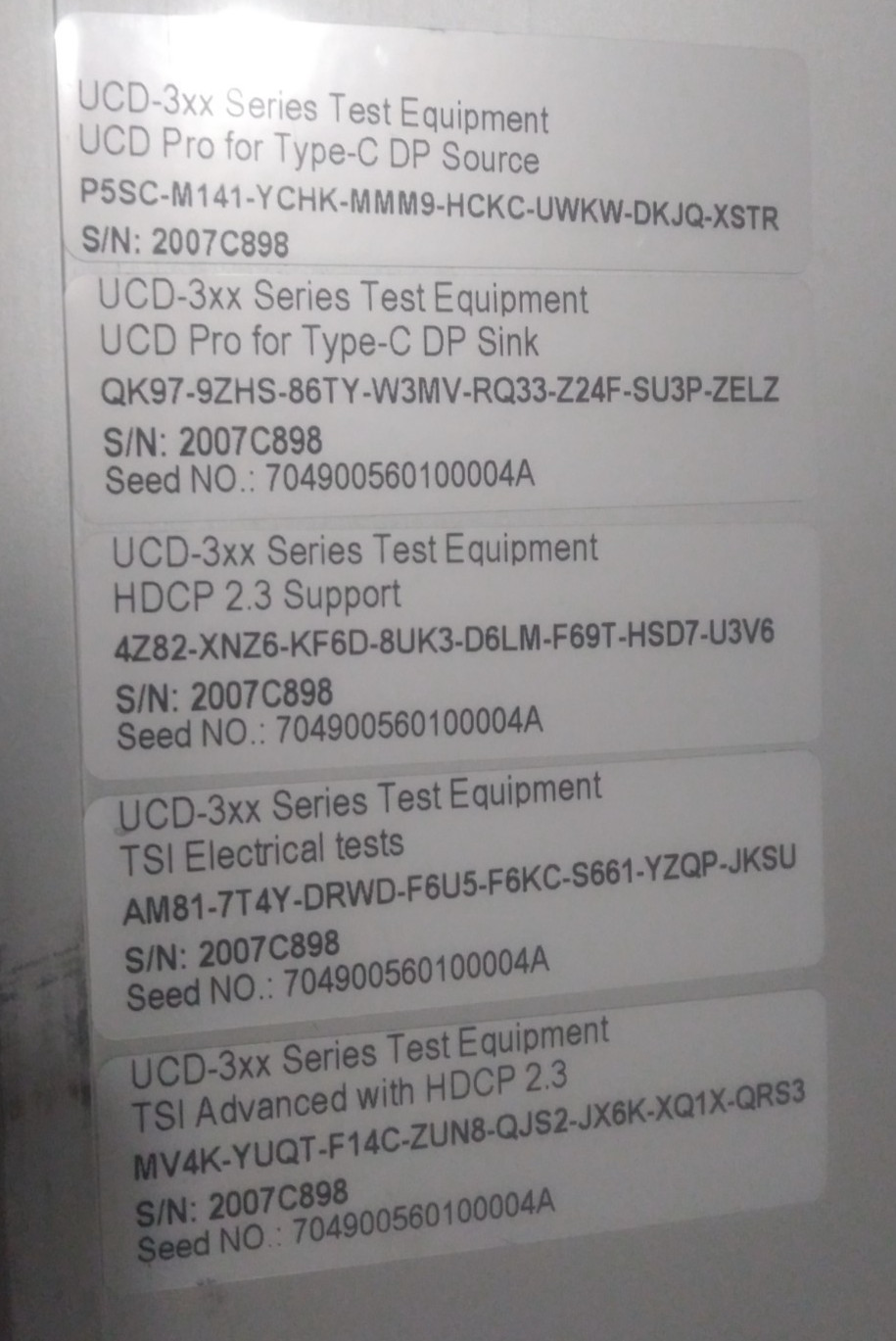 Unigraf UCD-340 USB-C Displayport Alternate Mode Tester