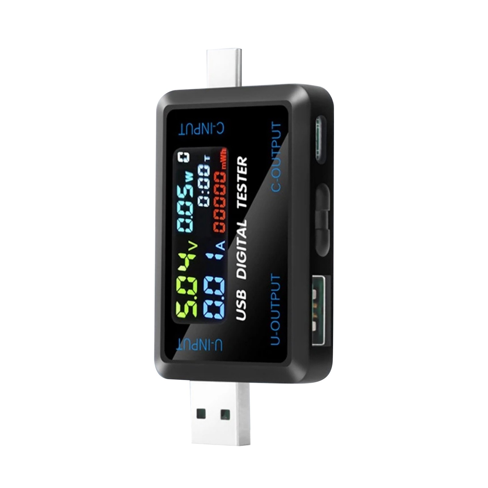 High Quality USB Type C Multimeter Voltage Current Tester with LCD Display