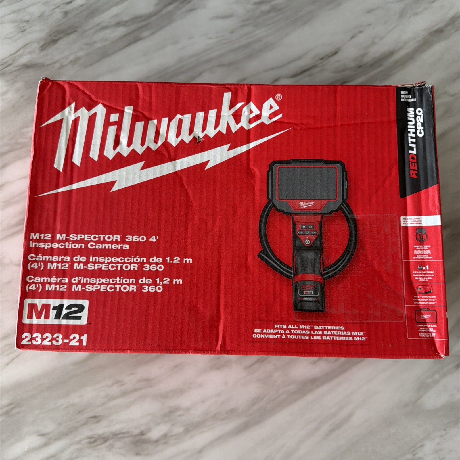 Milwaukee 2323-21 M12 M-Spector Cordless Inspection Camera Kit