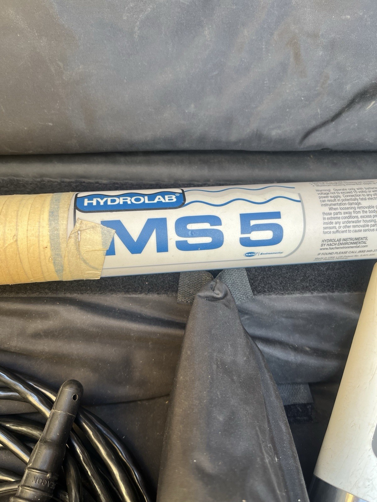 Hydrolab MS5 Multiparameter Water Quality Sonde, Surveyor Handheld, Cable, Case