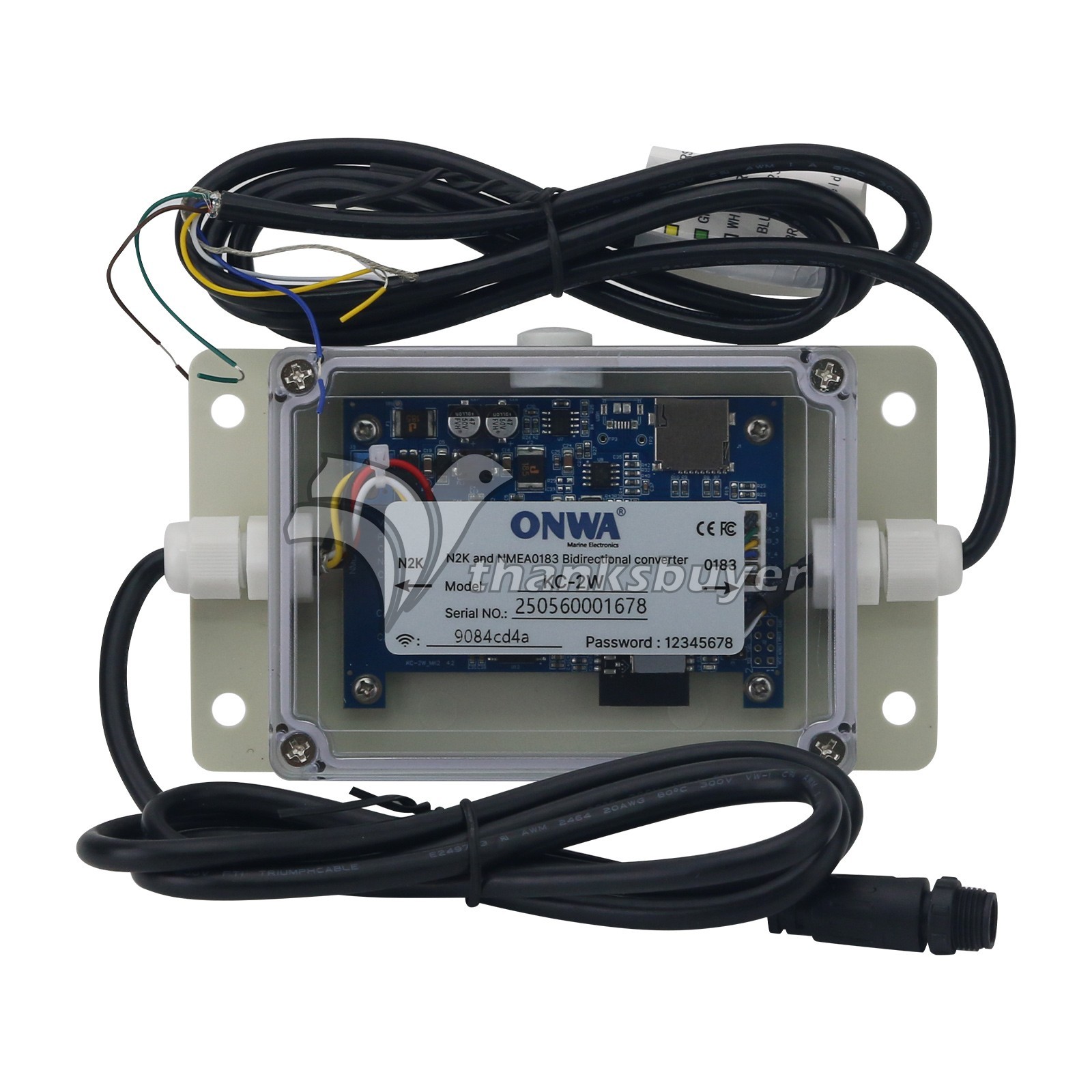 ONWA KC-2W Converter N2K (NMEA2000) and NMEA0183 Bidirectional Converter Wifi