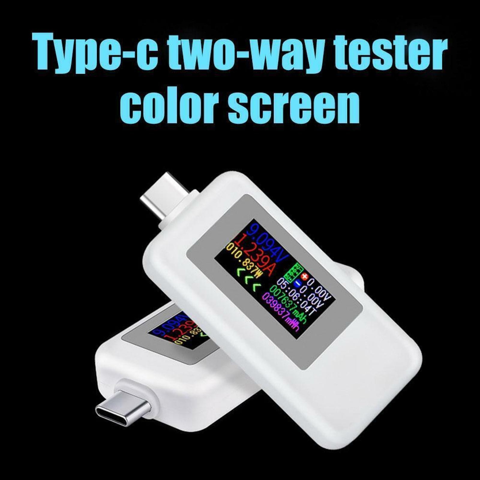 10 in 1 Type C USB Tester DC Digital Voltmeter Amperimetro Current Voltage Meter