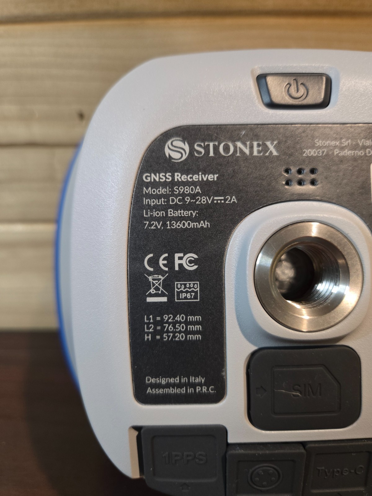 Stonex S980A GNSS RTK Receiver w/ Case – PERMANENT LICENSE, IMU Unlocked, UHF