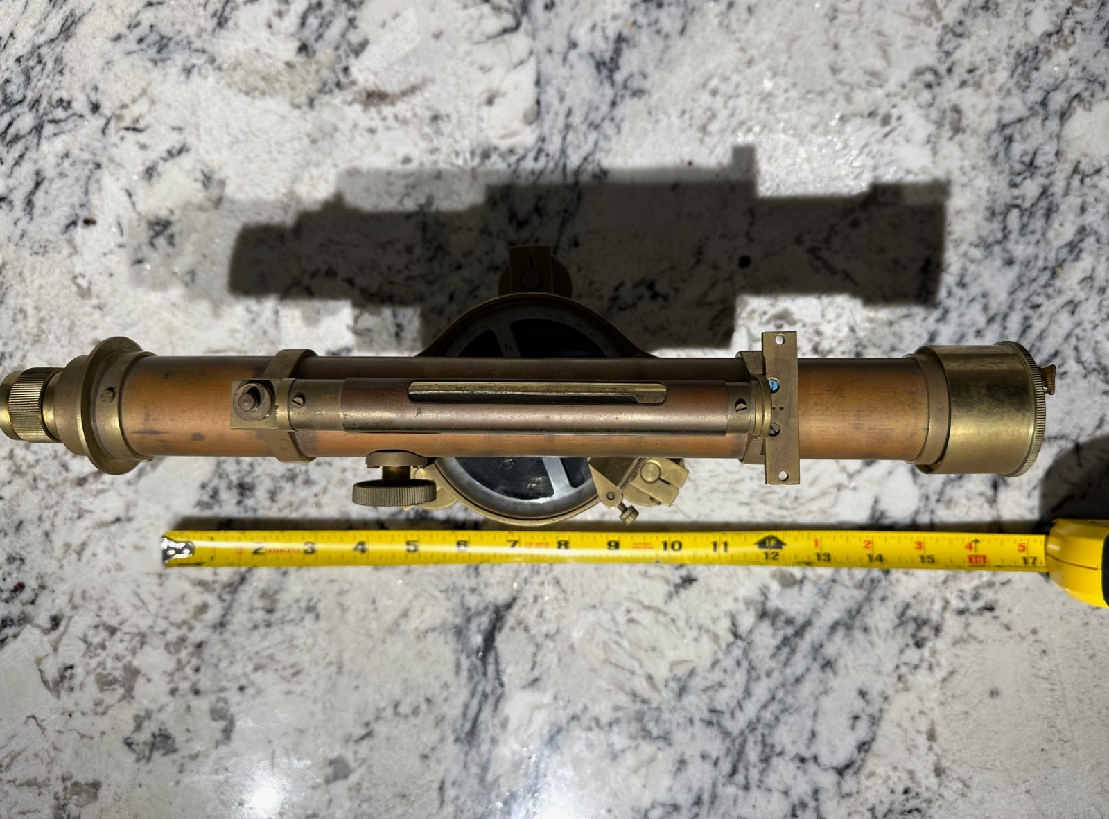 BRASS THEODOLITE Stanley London UK Antique Surveyor’s Instrument Early 1900’s