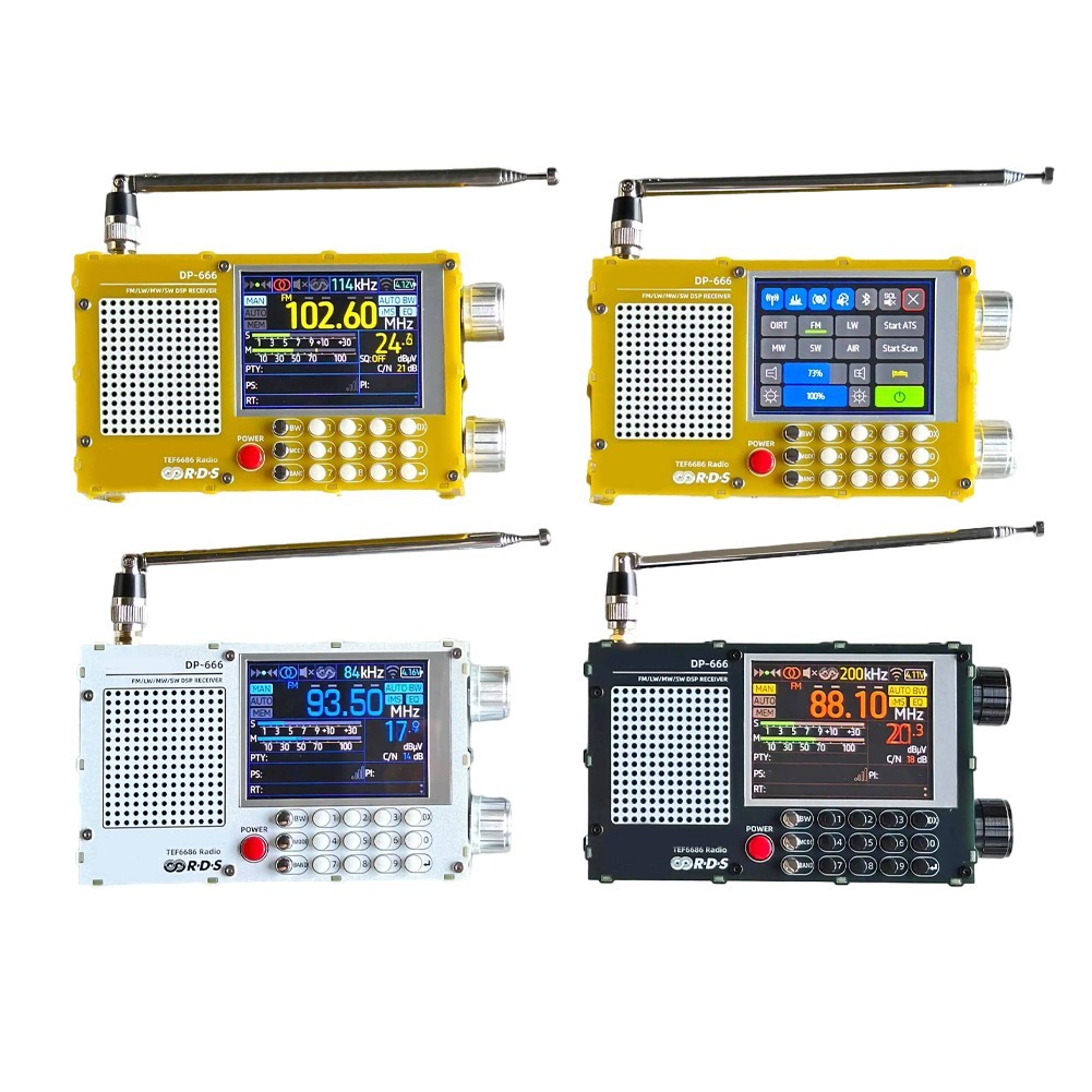for fm AM Shortwave Radio DP666 with Touchscreen and Multi Language Support