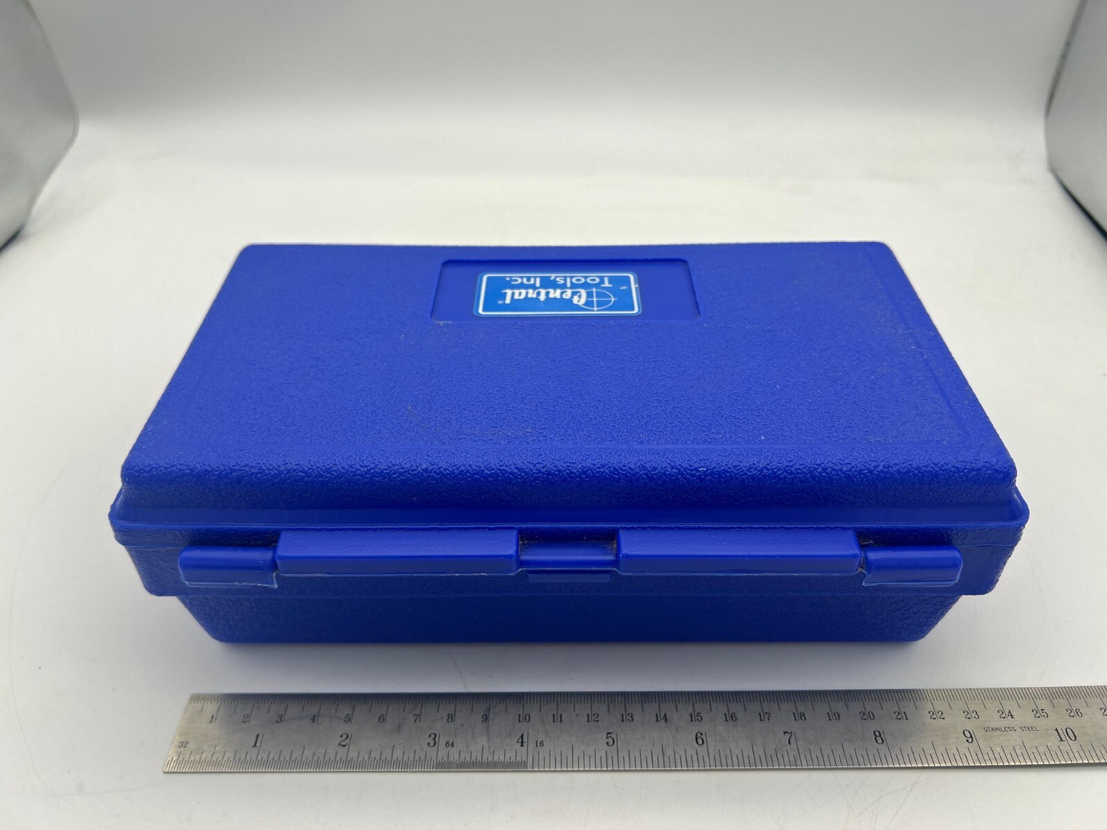 CENTRAL TOOLS 6410 1″ Range Dial Indicator Set Magnetic Base .001″ w/ Case USA