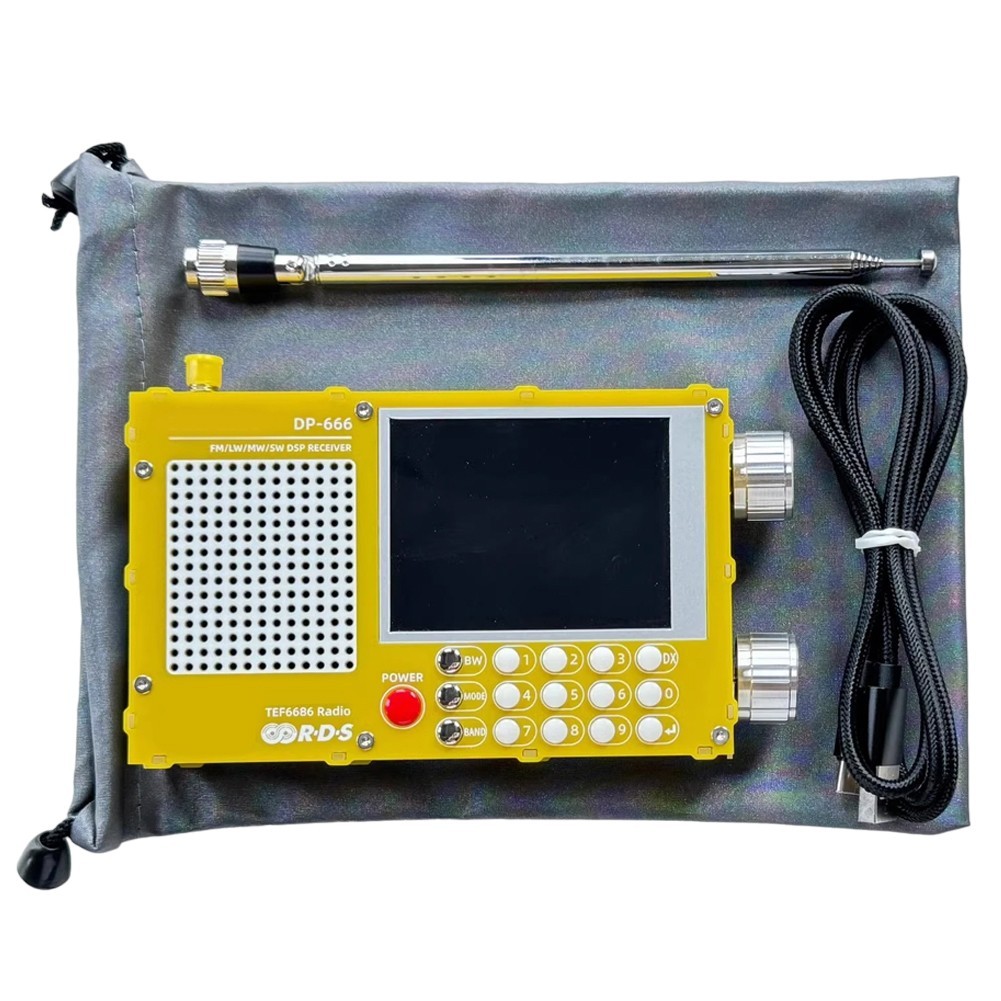 for fm AM Shortwave Radio DP666 with Touchscreen and Multi Language Support