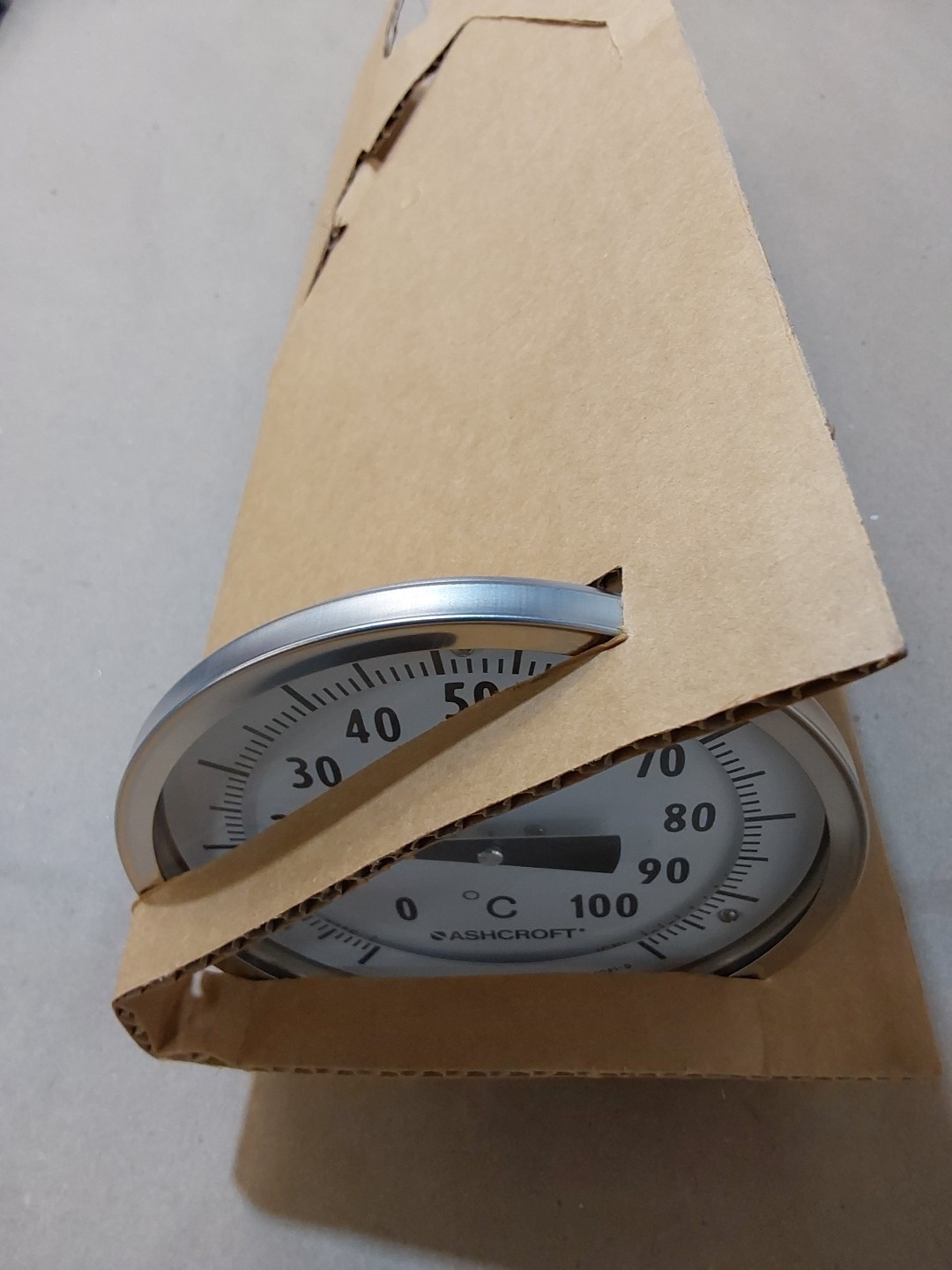 ASHCROFT 5″ Bimetal Thermometer 12″ Stem