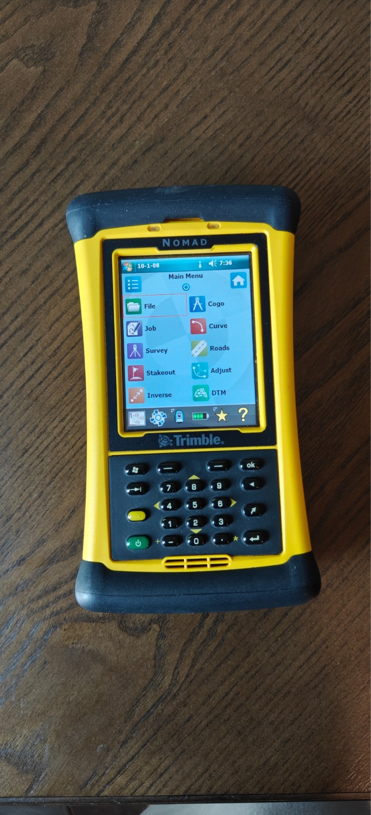 Trimble Nomad TDS Data Collector Handheld with Survey Pro 6 and Carlson SurvCE