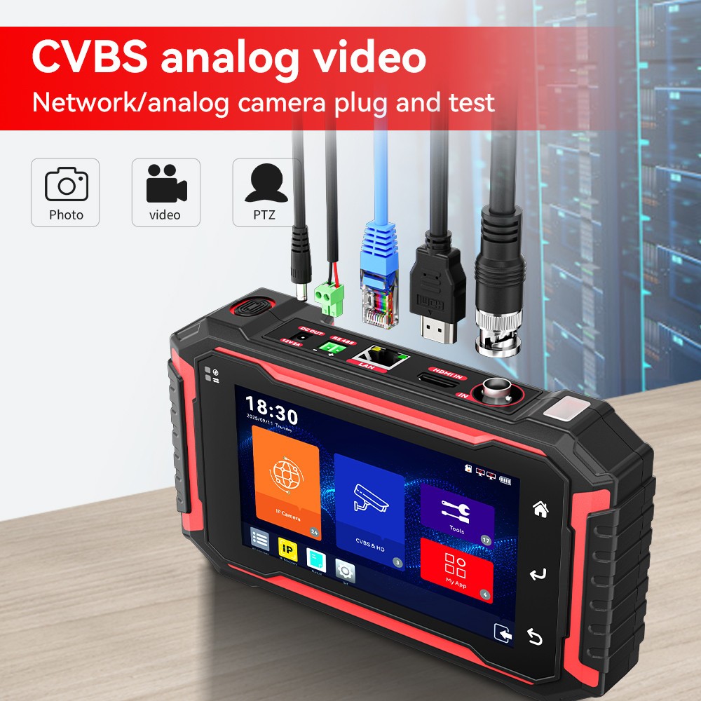 NOYAFA NF-IPC725 CCTV IP Camera Tester 5.5″ Touch Screen PoE Cable Analyzer