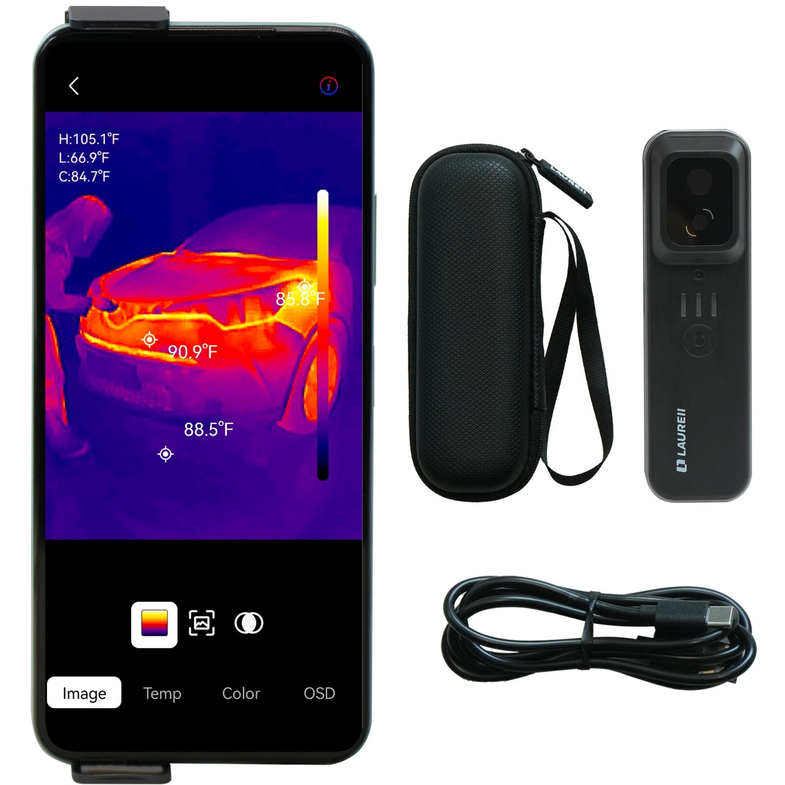 256×192 IR Resolution Imager Camera Wireless Thermal Imaging Camera Handheld