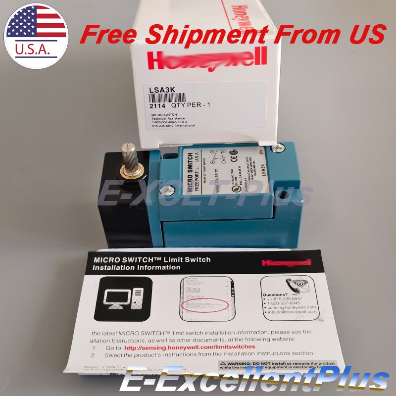 For Honeywell LSA3K Micro Switch Heavy Duty Limit Switch Rotary Lever 10A 600VAC