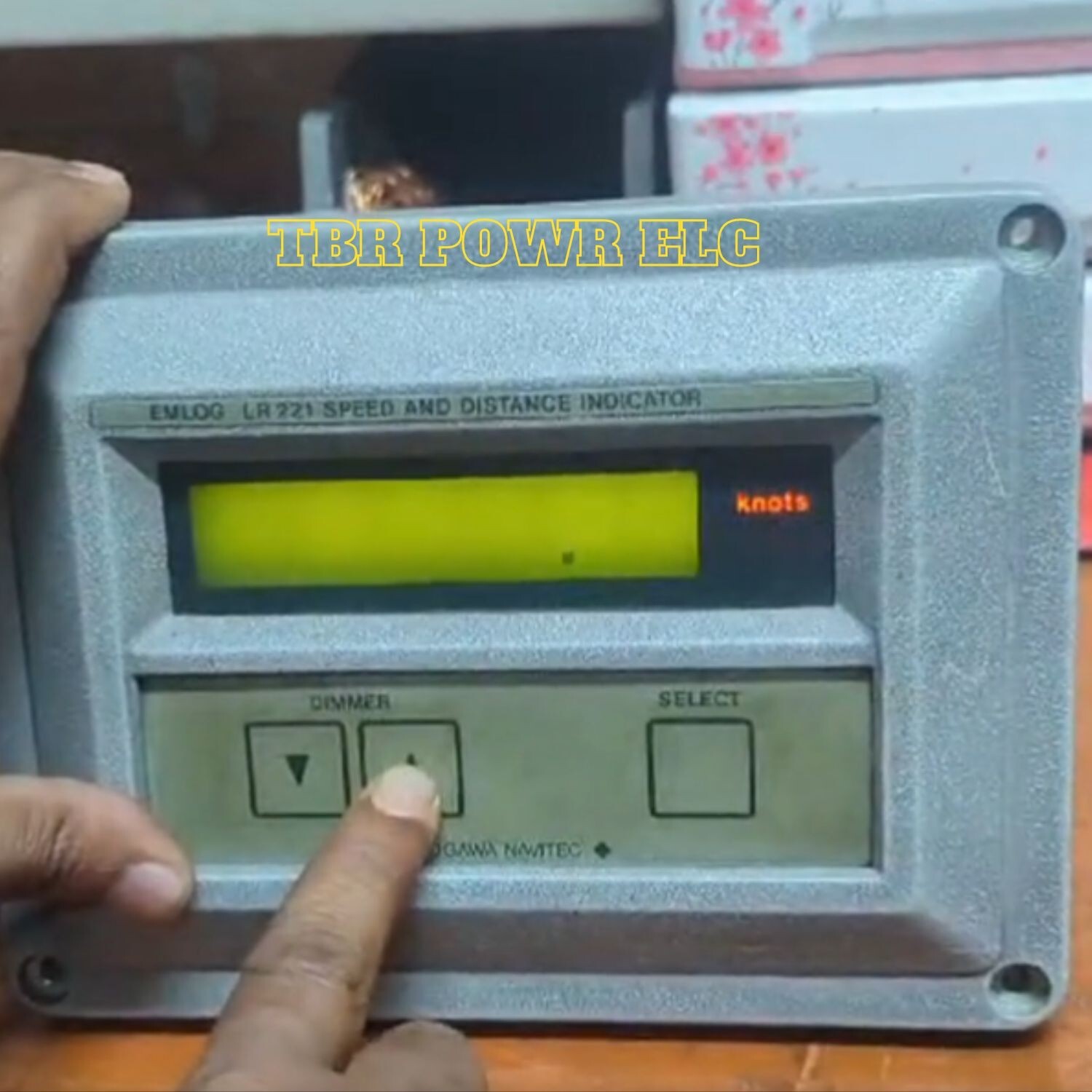 Yokogawa Navitec EMLOG LR221-F Speed & Distance Indicator-Marine Navigation Unit