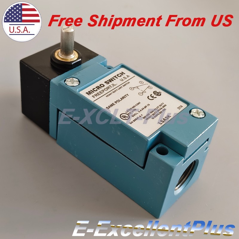 For Honeywell LSA3K Micro Switch Heavy Duty Limit Switch Rotary Lever 10A 600VAC