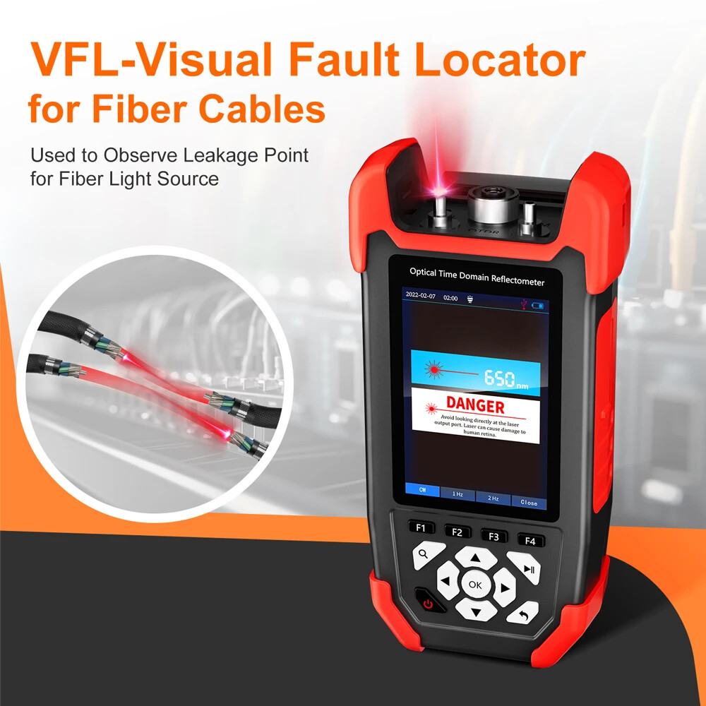 3.5in LCD Screen Fiber Tester 1310/1550nm Optical Time Domain Reflectometer