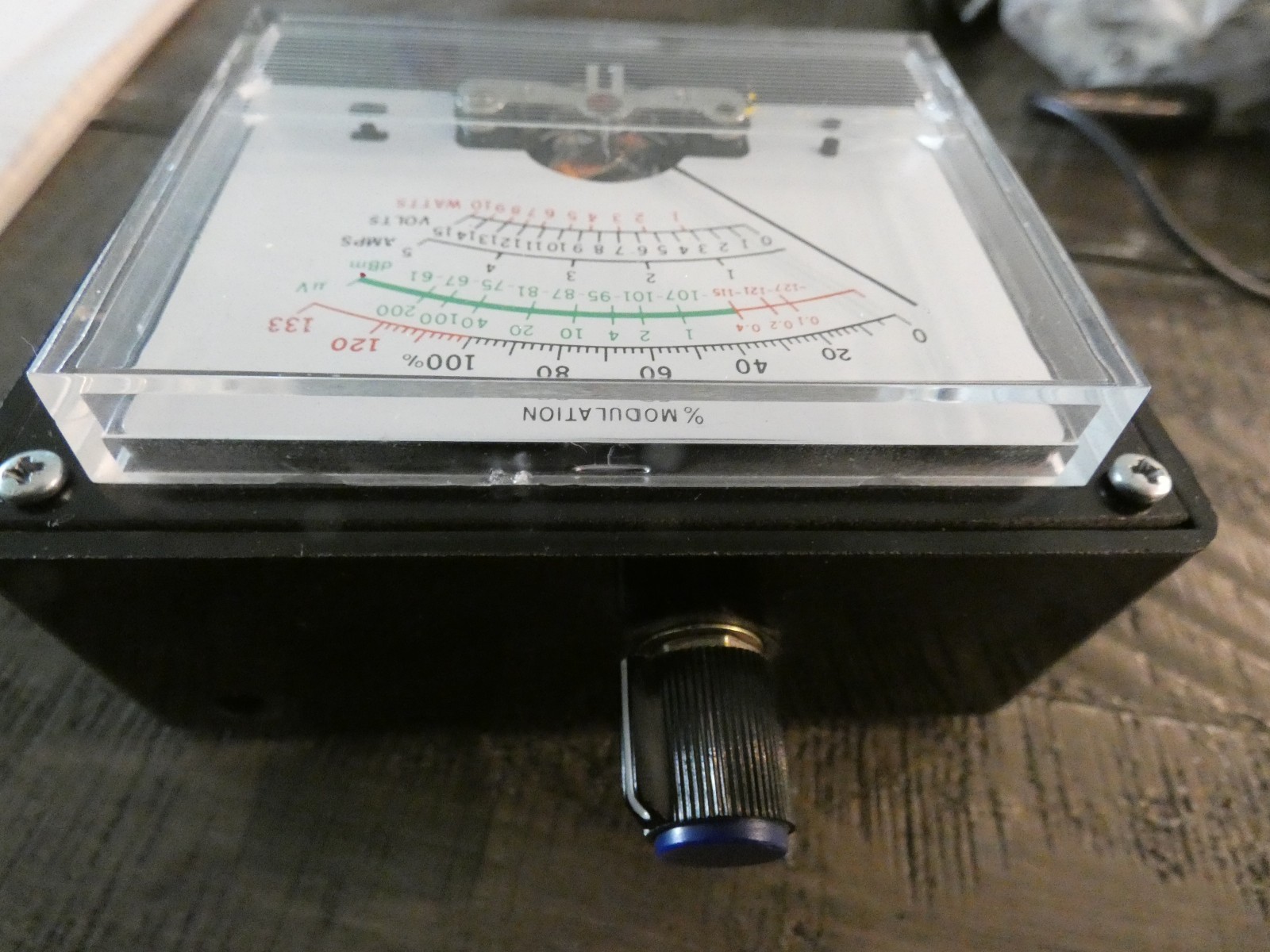 VINTAGE MODULATION METER UNBRANDED