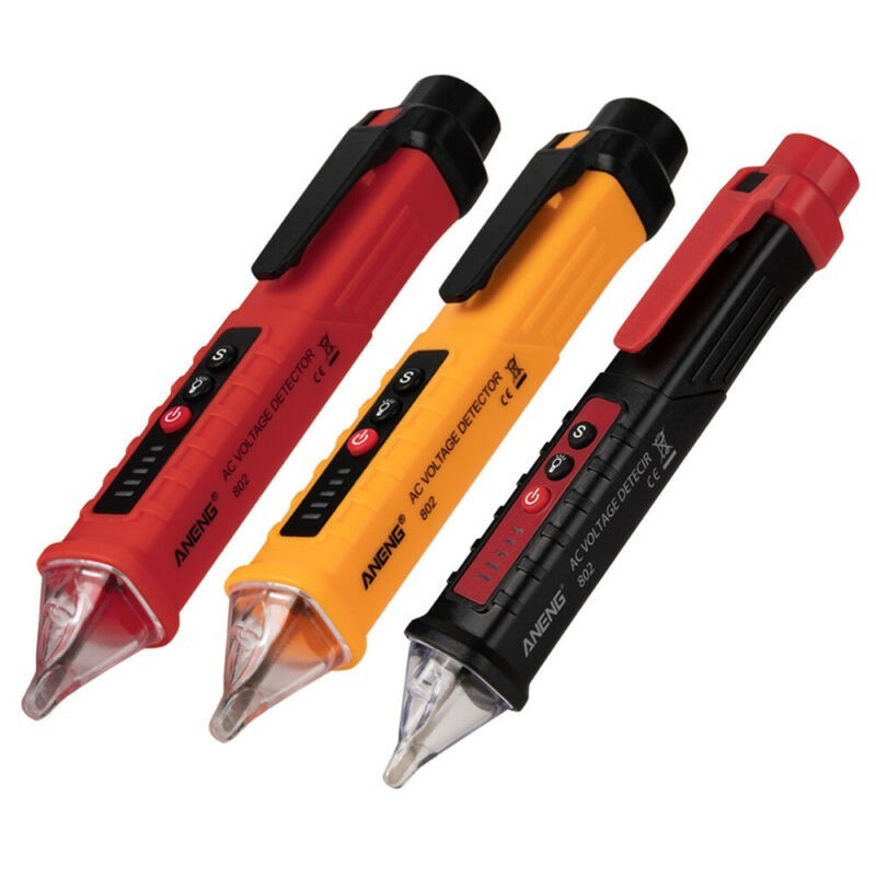 12-1000V LED Electric Live Wire Tester Pen Non-Contact AC Voltage Detector Pen