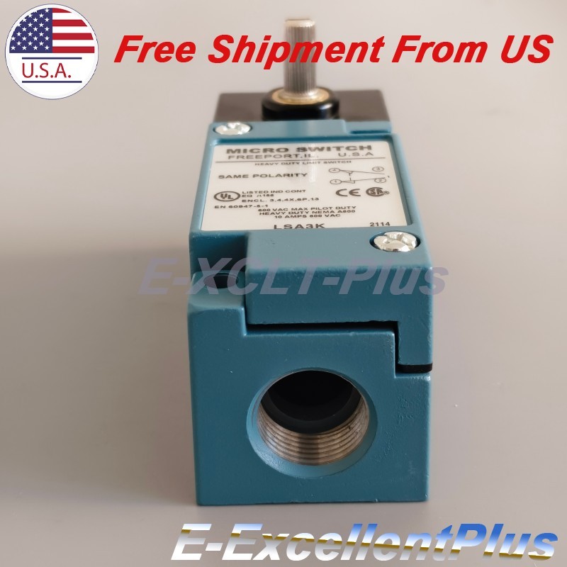 For Honeywell LSA3K Micro Switch Heavy Duty Limit Switch Rotary Lever 10A 600VAC