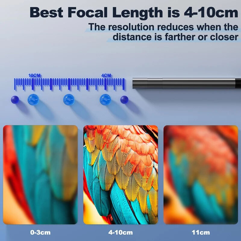 Dual Lens Borescope Endoscope Inspection Camera for iPhone iPad Samsung Android