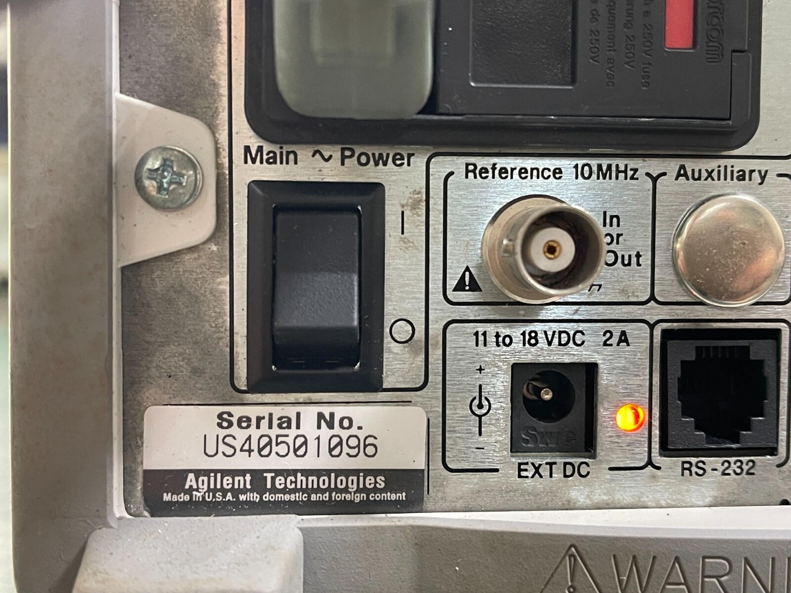Agilent Keysight 53150A 10Hz-20GHz CW Microwave Frequency Counter _1096