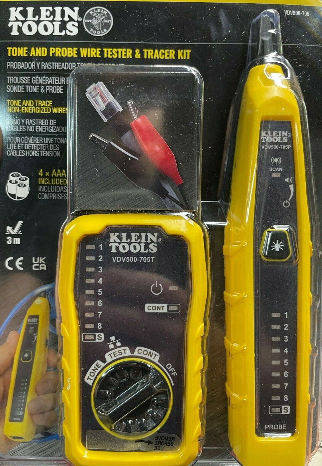 Klein Tools – VDV500 – Tone and Probe Tester and Tracer Kit