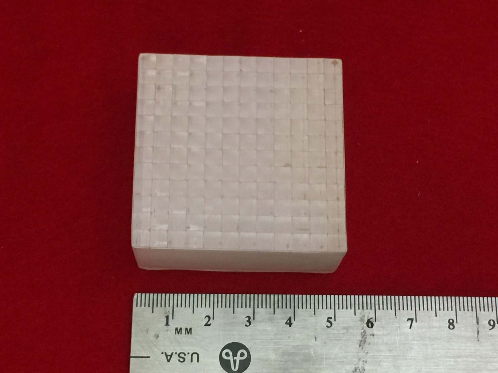 LYSO 12X12 Crystal Pixel Array (144 pcs) Hi-Energy Gamma Radiation Scintillator