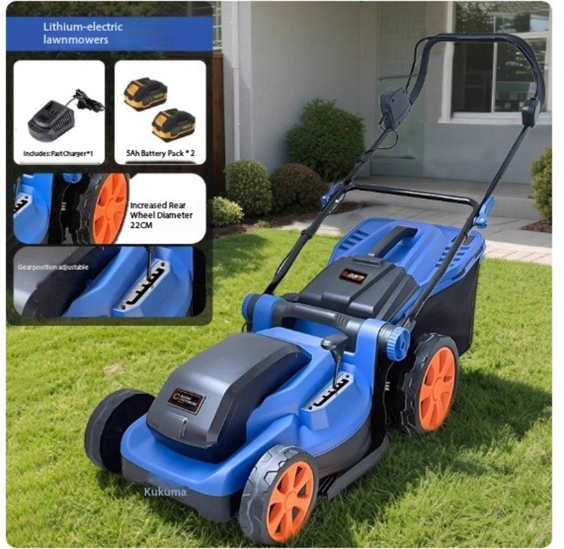 Electric Lawnmower Push-Type Lawn Mower Grass Trimmer