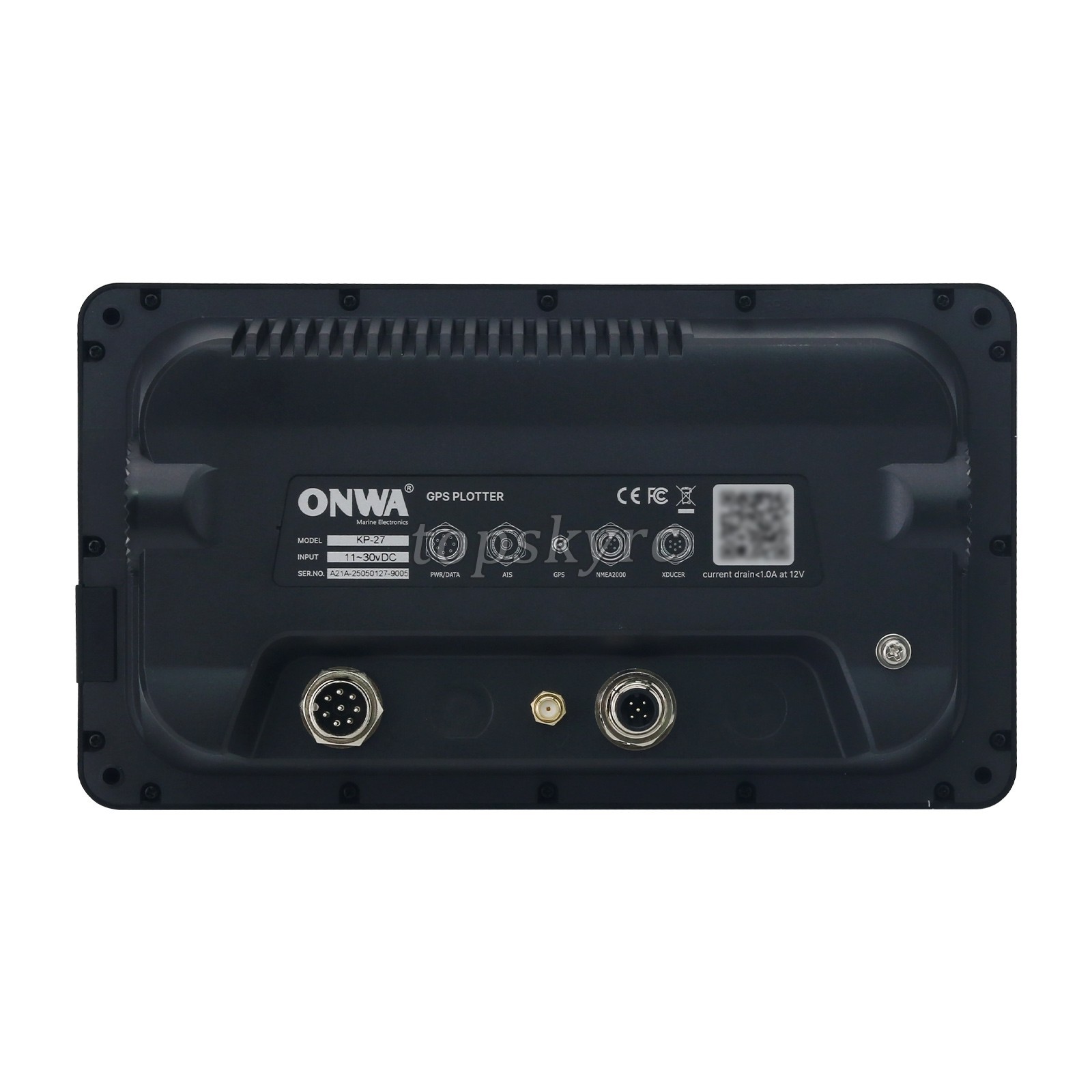 ONWA KP-27 7-in 800×480 GPS Chart Plotter Marine Chartplotter w/ GPS Antenna