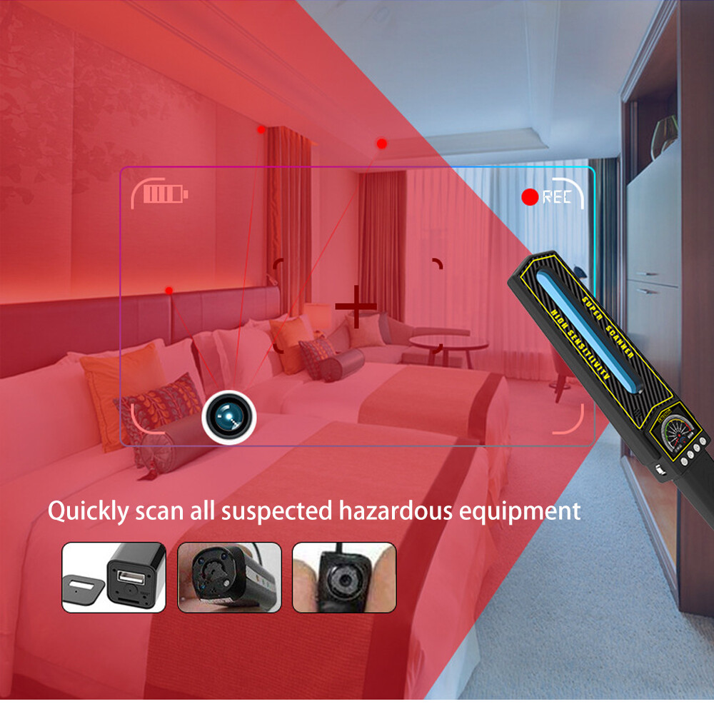 S699 Handheld GPS Detector Camera Bug Detector 1-8000MHz RF Detector ScannerdJ