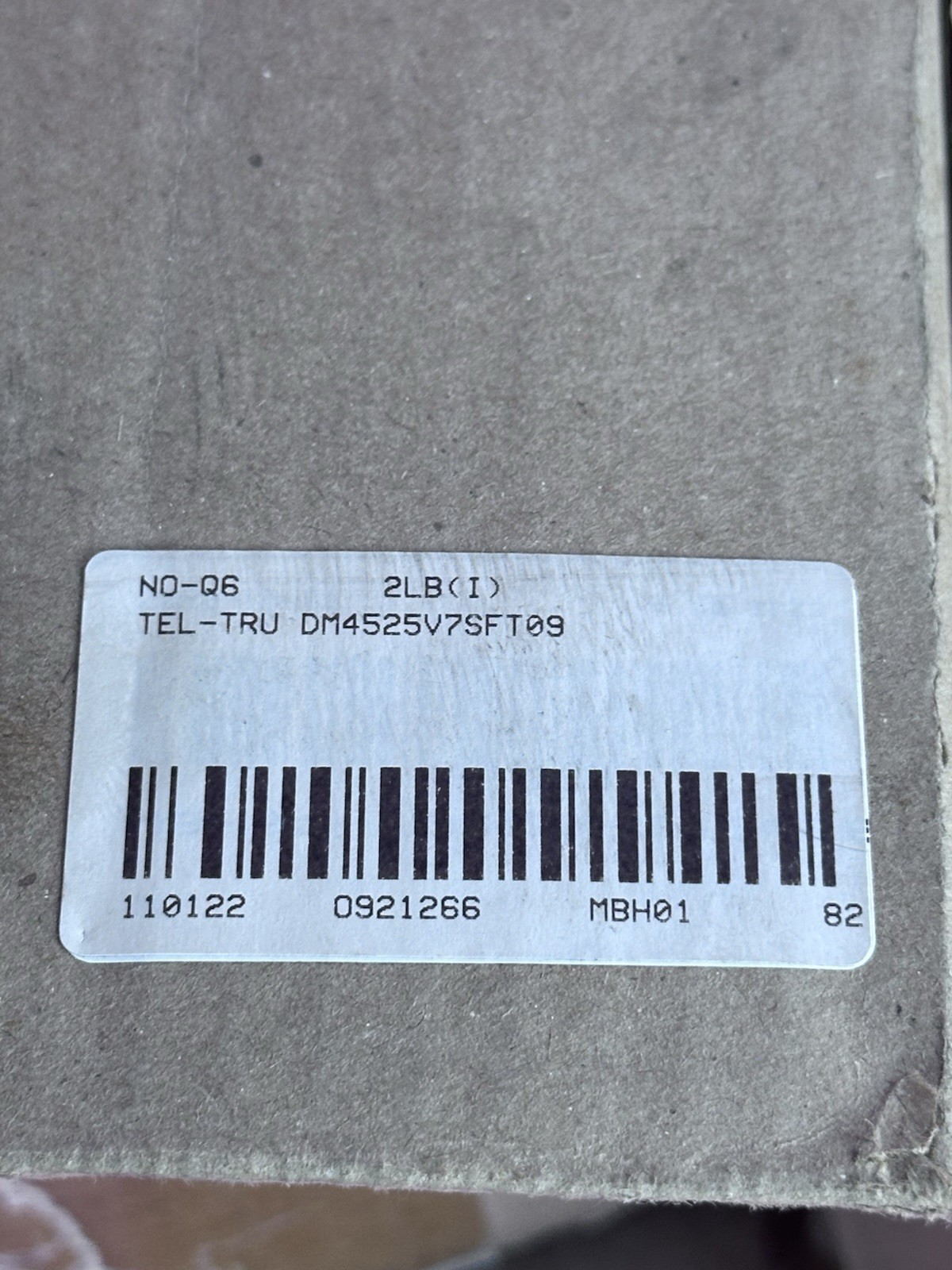 TEL-TRU DM4525V7SFT09 BIMETAL THERMOMETER 5IN 10IN 400-1200F 1/2IN