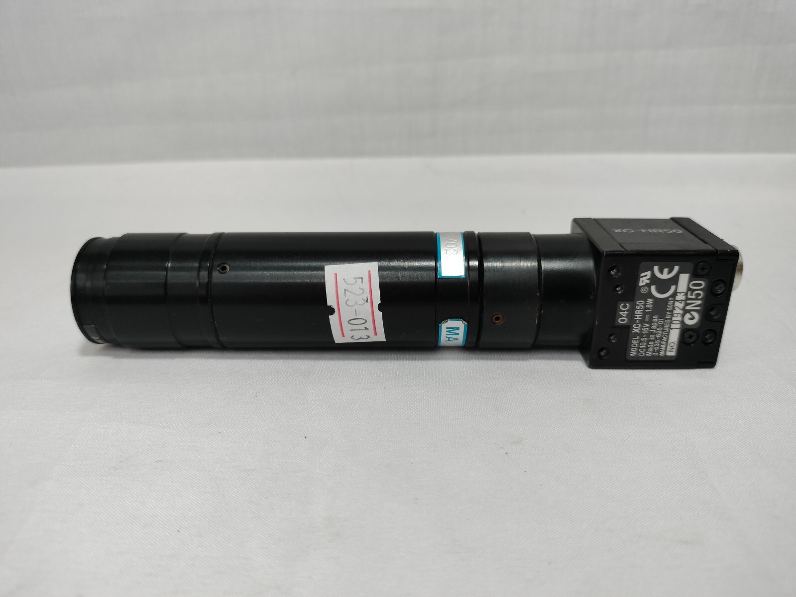 Sony XC-HR50 XCHR50 Industrial CCD Camera w/ MA707-F0-004 Extended Lens