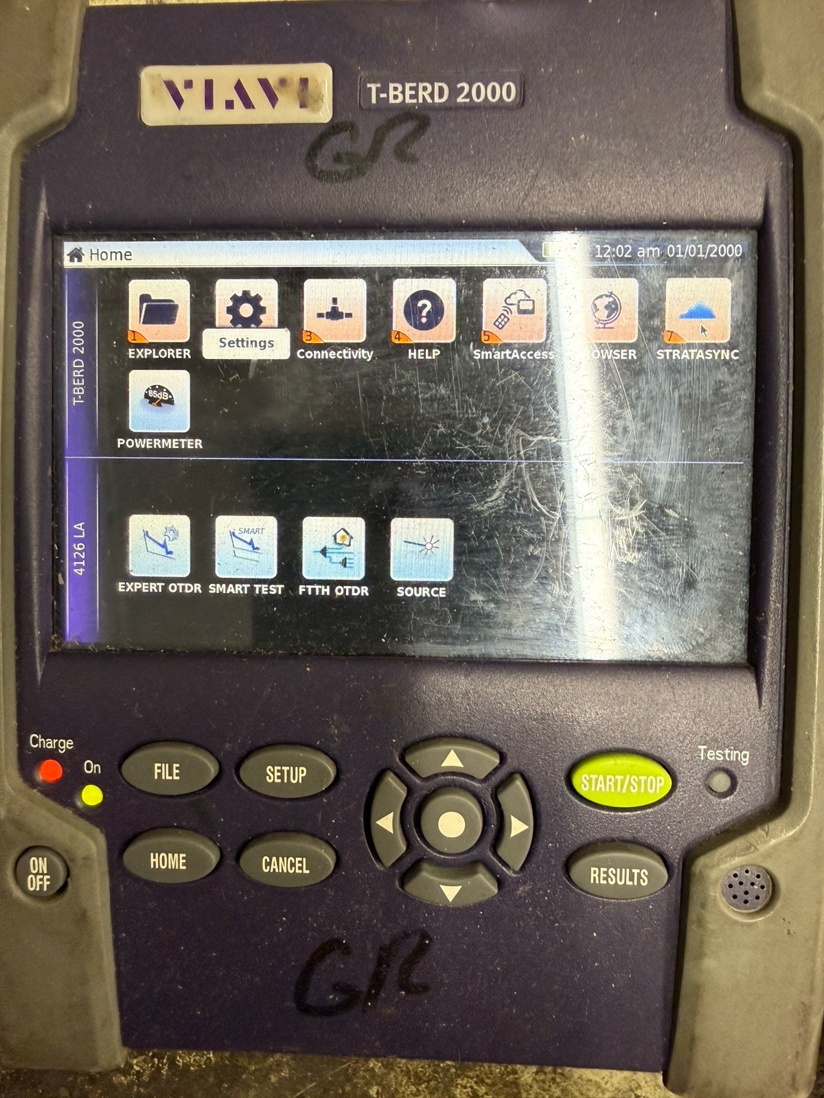 JDSU T-BERD 2000 4126 LA SM Fiber OTDR ( Unit Only, Picture As Is)