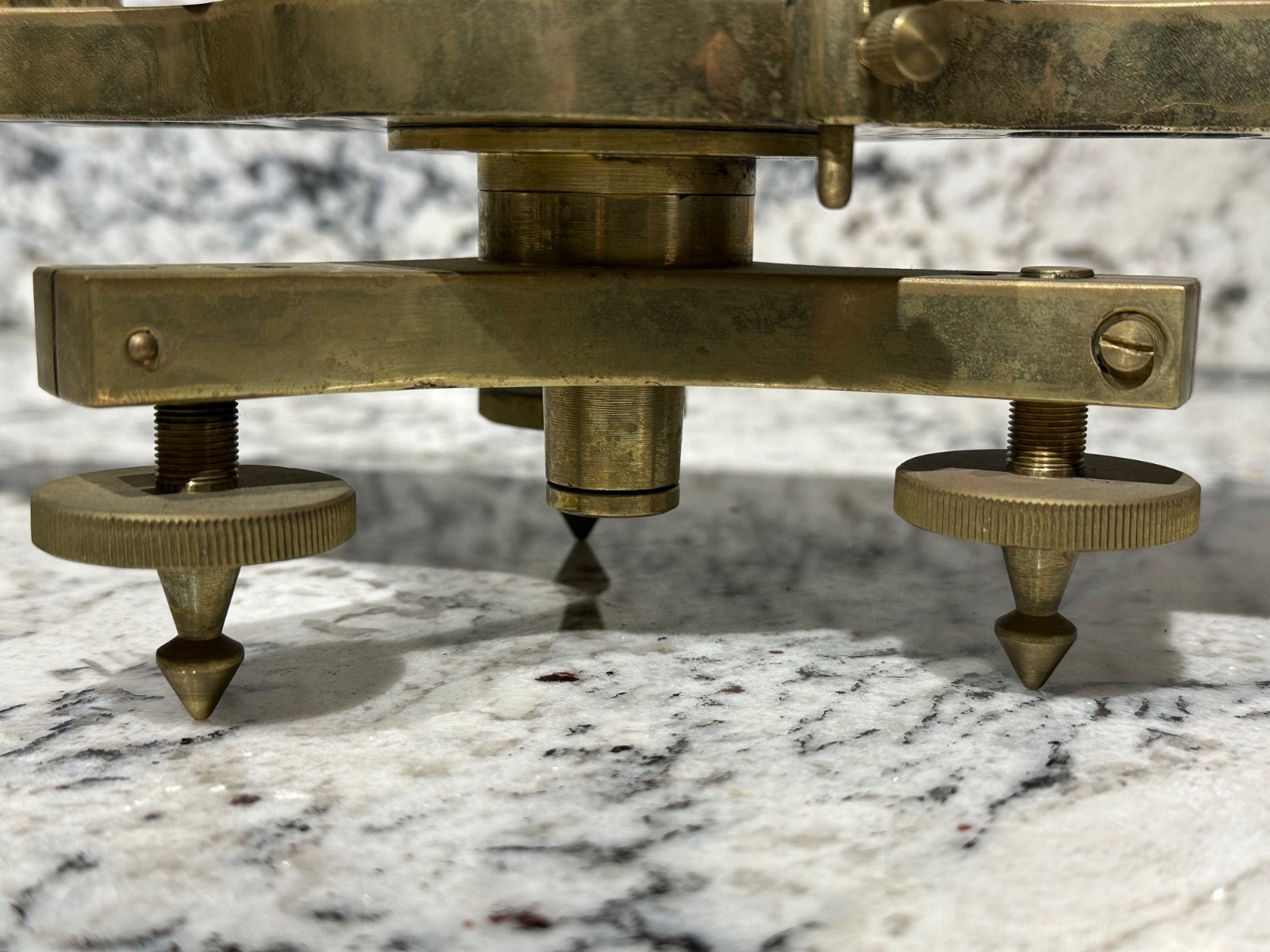 BRASS THEODOLITE Stanley London UK Antique Surveyor’s Instrument Early 1900’s