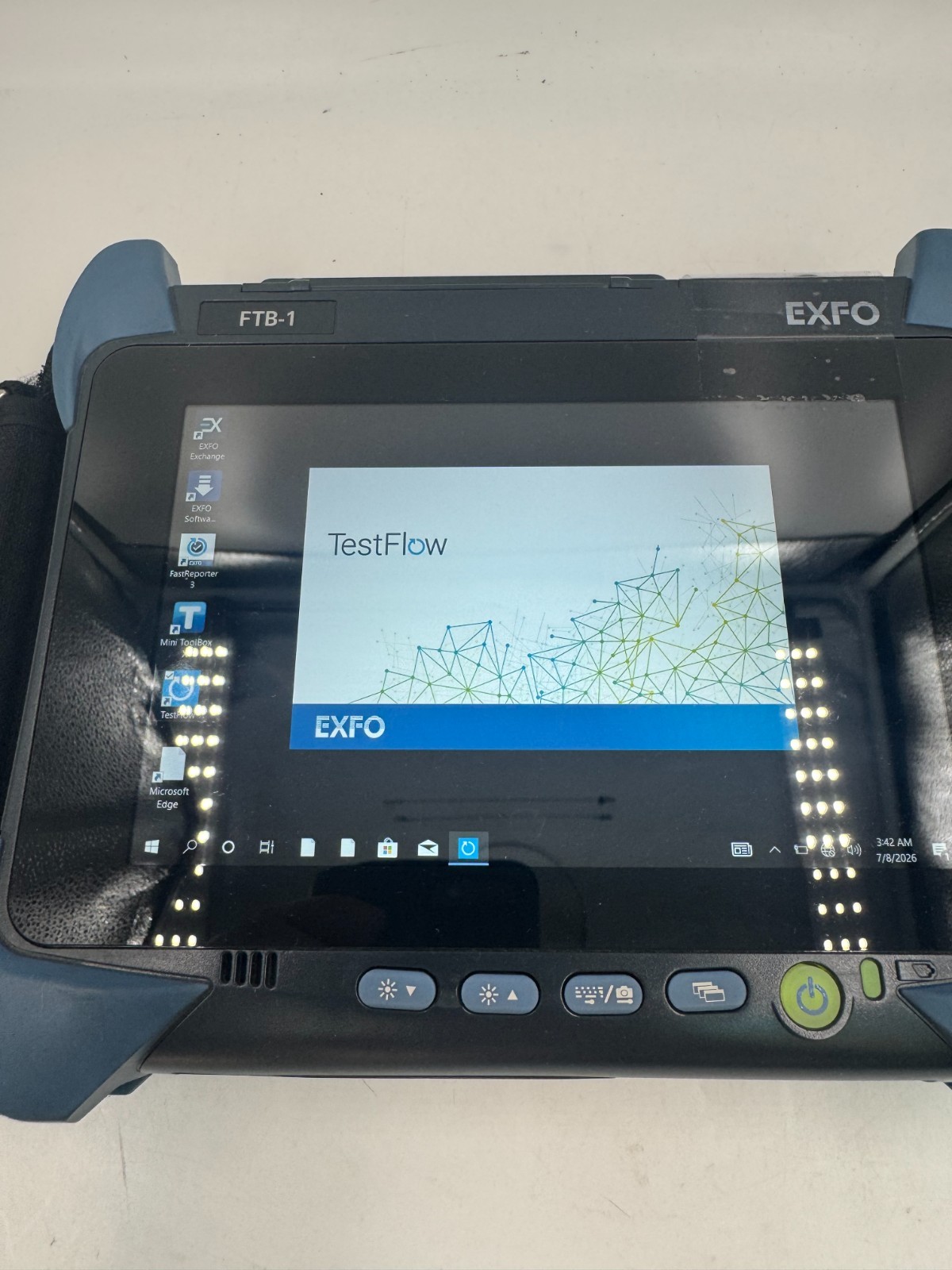 EXFO FTB-1 Handheld Modular Test Platform Mainframe Unit Touchscreen UK VAT