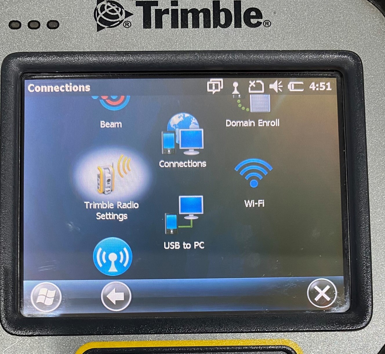 TRIMBLE TSC3 – NO RADIO Carlson SurvCE 6 , Fieldgenius 12 – DATA Controller