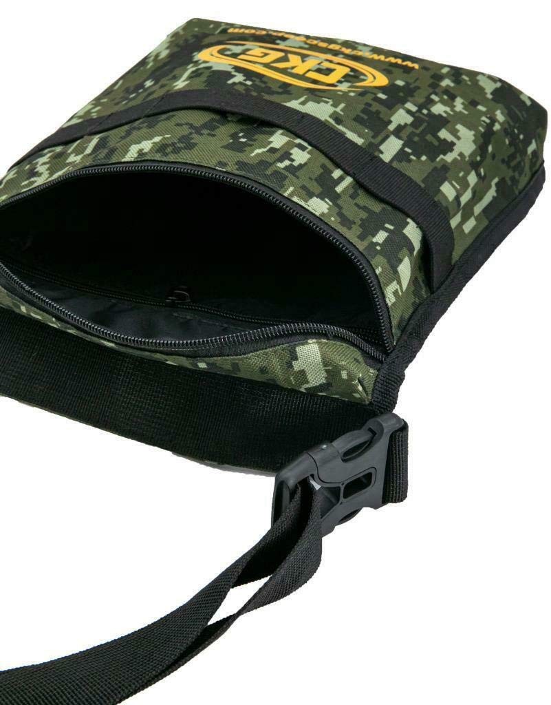 CKG Metal Detecting Pouch Bag Storage Carry Waist Case Portable Camouflage