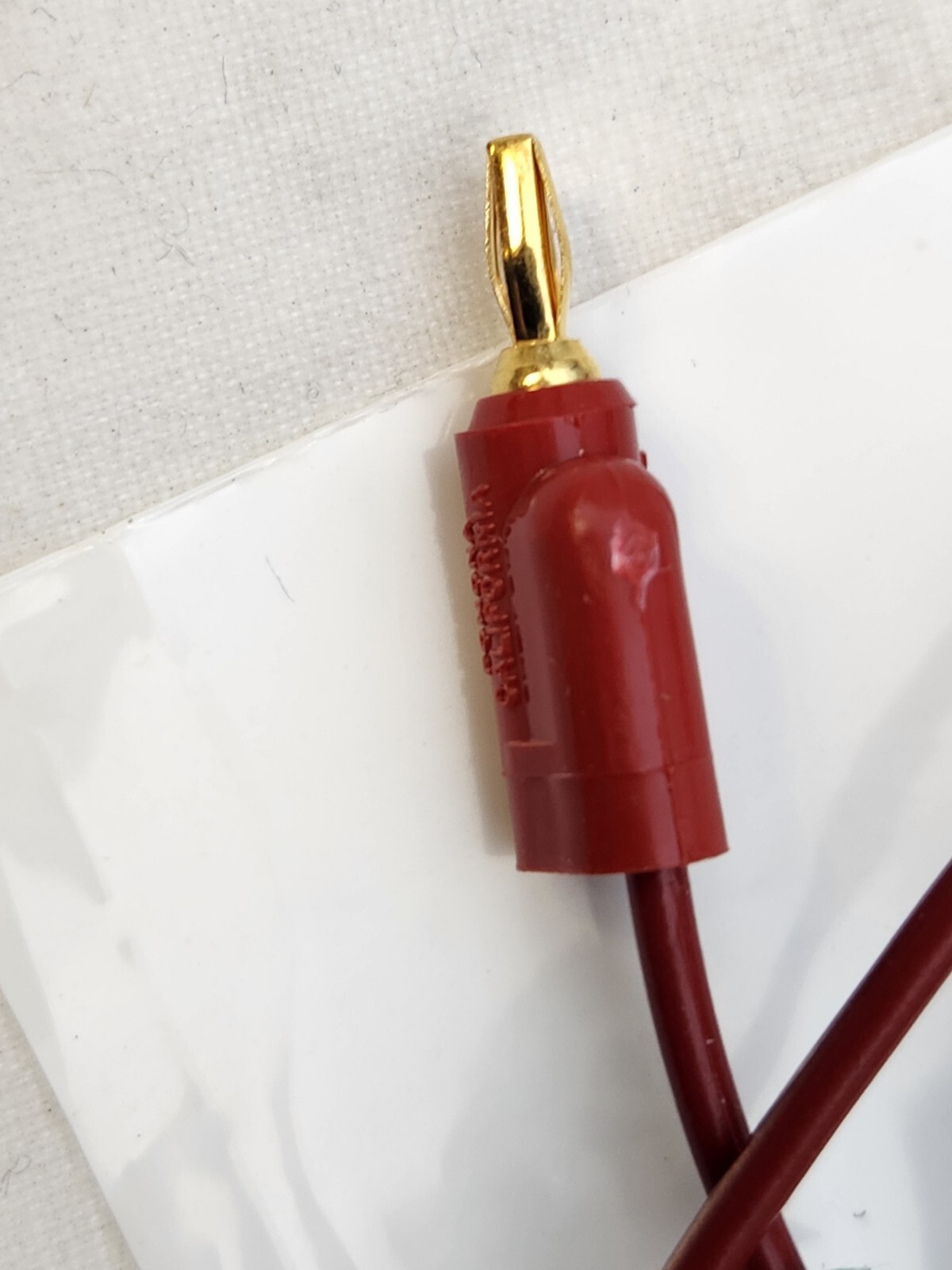 Pomona 1081-36-2 Miniature Banana Plug, Red, 36 In. PATCH CORD