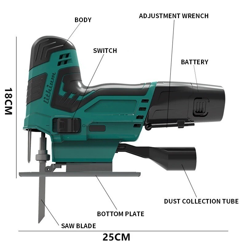 Woodworking Small Electric Tools Handheld Corded Saw Wood Saw Metal Plate Cutter