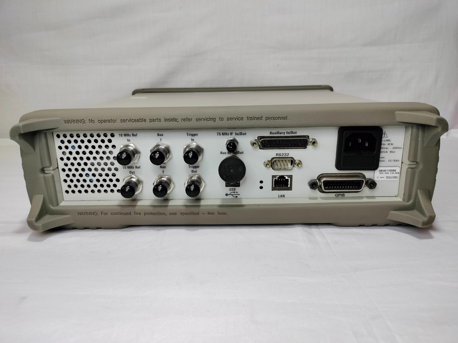 HP Agilent N4010A Wireless Connectivity S/N:GB46170559 Made in Malaysia