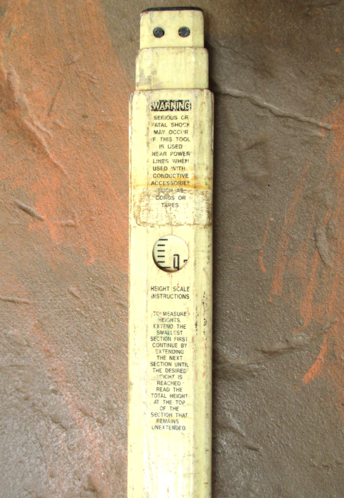 Crain Survey Surveyor Level Leveling Fiberglass Grade Rod. CR-13-T TENTHS 920021